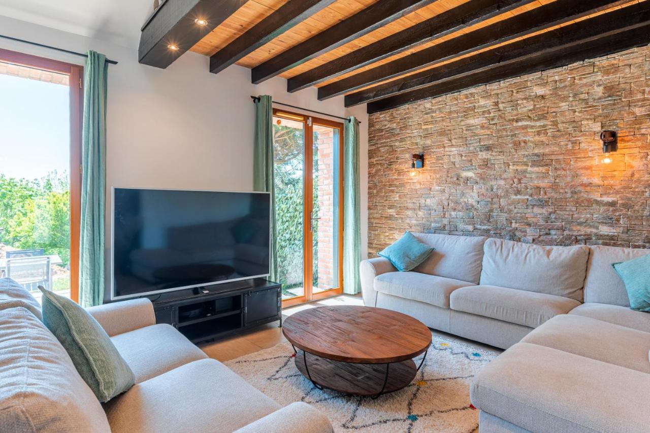 Superbe Maison Avec Piscine Et Jacuzzi Dans Les Dunes Ambleteuse Luaran gambar